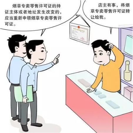 煙草專賣零售許可證可以隨貨轉讓嗎