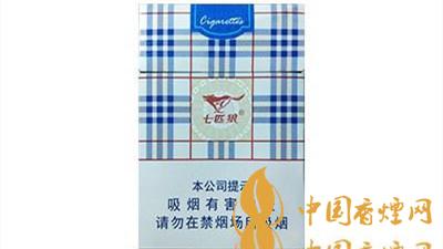 七匹狼藍帶中支口感包裝如何?七匹狼藍帶中支價格參數及圖片