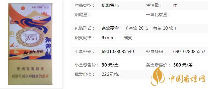 長城絲路雪茄多少錢一包 長城絲路雪茄特點分析