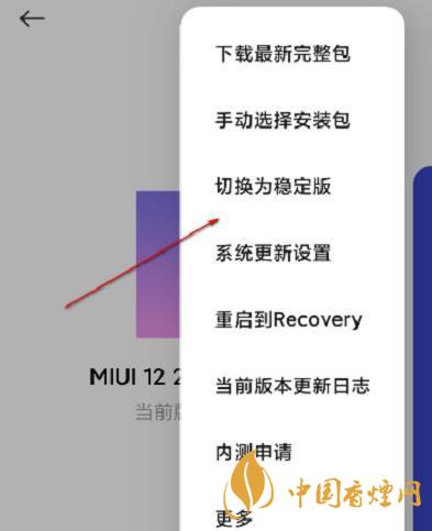 miui12.5開發版退回穩定版 miui12.5開發版怎么切換到穩定版